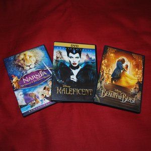 5/$25 - NEW MARKDOWN - Beauty & the Beast, Maleficient, Narnia Voyage